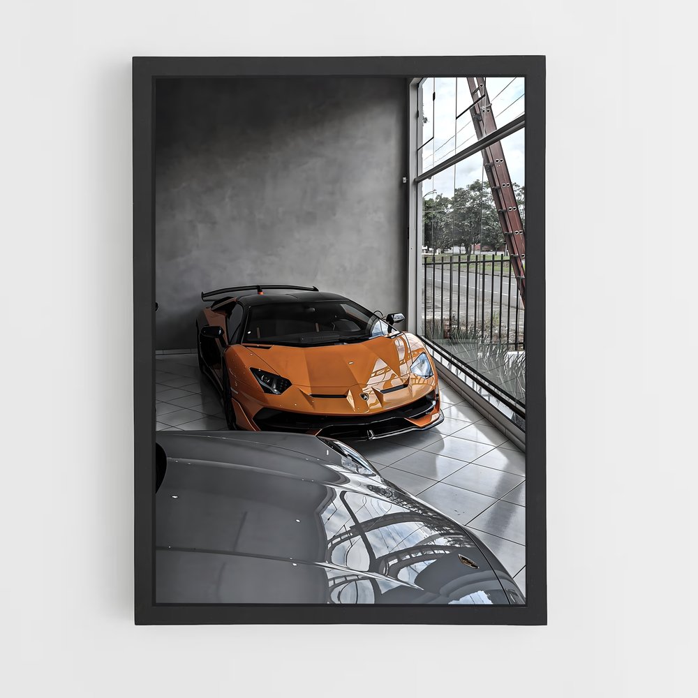 Poster Aventador de svj – affiche Lamborghini (vue 2)